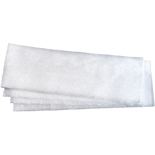 Static Attack Mop Sheets, Polyethylene, White Sécurité Médic