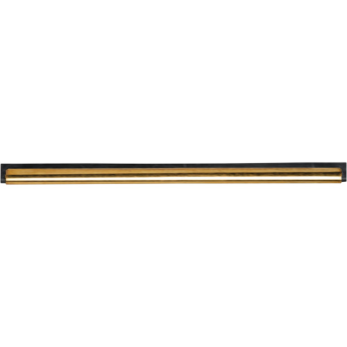 Window Squeegee Channel and Rubber, 14", Rubber, Brass Frame Sécurité Médic