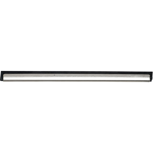 Window Squeegee Channel and Rubber, 14", Rubber, Stainless Steel Frame Sécurité Médic