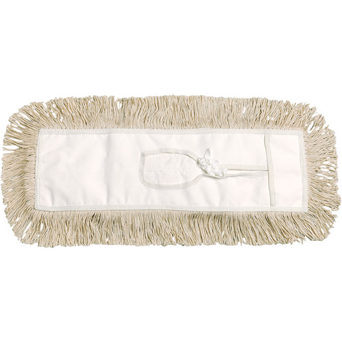 Dust Mop, Tie-On Style, Cotton, 36" L x 5" W Sécurité Médic