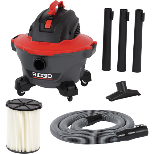 RT0600 NXT Wet/Dry Vac, Wet-Dry, 4.25 HP, 6 US Gal. (22.7 Litres) Sécurité Médic