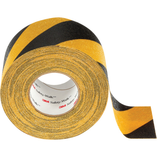 Safety-Walk Slip-Resistant General Purpose Tape, 4" x 60', Black & Yellow Sécurité Médic