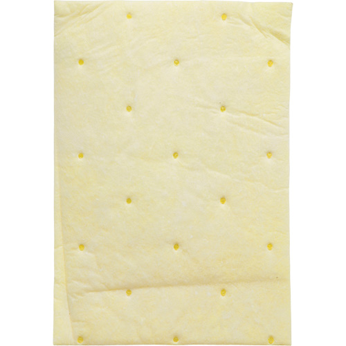 High Capacity Chemical Sorbent Pad, Hazmat, 14.5" x 9.25", 26.3 gal Absorbancy Sécurité Médic