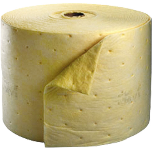 Chemical Sorbent Roll, Heavyweight, 150' L x 15.25" W, 35.9 gal Absorbancy Sécurité Médic