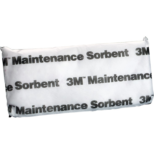 Tampon absorbant de maintenance, Huile seulement, 15" lo x 7" la, 12,6 gal absorption/pqt Sécurité Médic