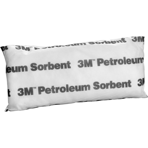 Petroleum Sorbent Mini-Pillow, Oil Only, 15" L x 7" W, 12.7 gal Absorbency/Pkg. Sécurité Médic