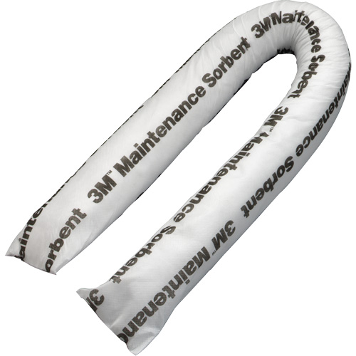 Mini-barri&egrave;re de pollution absorbante pour maintenance, Universel, 4' lo x 3" la, Absorption 15,6 gal Sécurité Médic