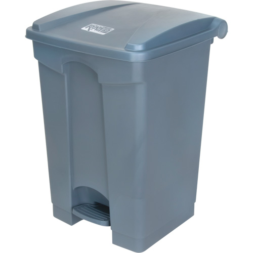 Poubelle &agrave; p&eacute;dale, Plastique, Capacit&eacute; 12 gal. US Sécurité Médic