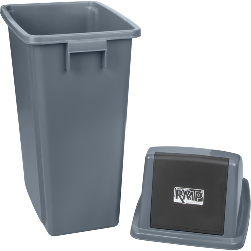 Garbage Can, Plastic, 15 US gal. Sécurité Médic