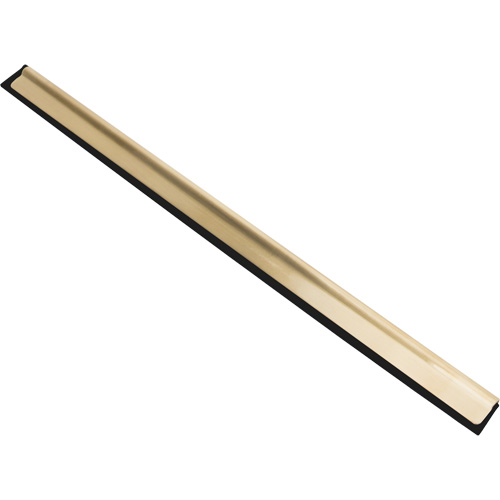 Window Squeegee Blade, 14", Rubber, Brass Frame Sécurité Médic