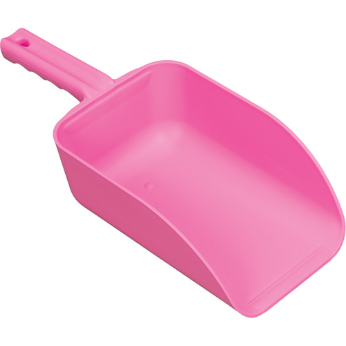 Large Hand Scoop, Plastic, Pink, 82 oz. Sécurité Médic