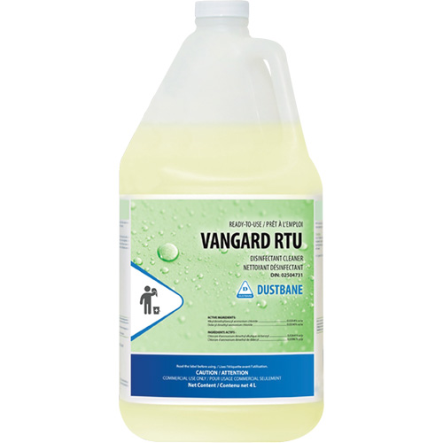 Vangard Ready-to-Use Disinfectant, 4 L, Jug Sécurité Médic