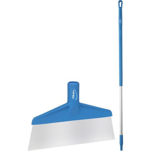 Grattoir &agrave; plancher avec manche, Bleu, 9-3/5" la x 55-9/10" lo Sécurité Médic