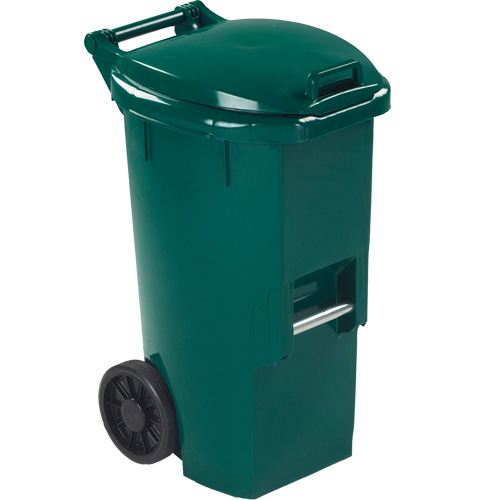 Organic Waste Green Bin, Plastic, 12 US gal. Sécurité Médic