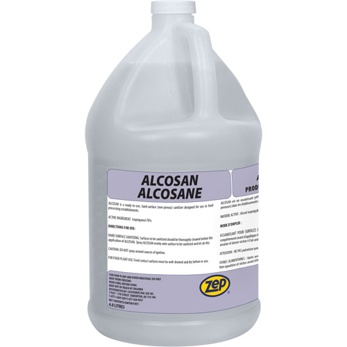 D&eacute;sinfectant de surfaces dures Alcosan, 4 L, Cruche Sécurité Médic