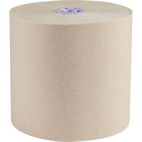 Essuie-mains bruns en fibres recycl&eacute;es &agrave; 100 % &agrave; enroulement serr&eacute; Essential, 1 pli, Standard, 700' lo Sécurité Médic