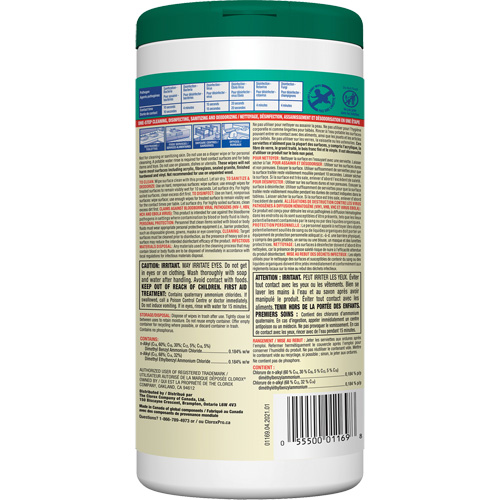 Lingettes d&eacute;sinfectantes, 75 lingettes Sécurité Médic