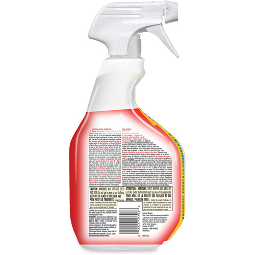 Nettoyant d&eacute;sinfectant contre les taches et odeurs biologiques, 946 ml, Bouteille &agrave; g&acirc;chette Sécurité Médic
