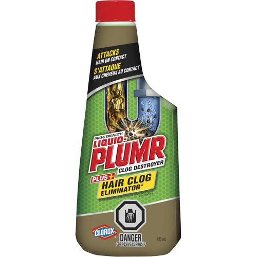 Liquid-Plumr&reg; Hair Clog Eliminator Sécurité Médic