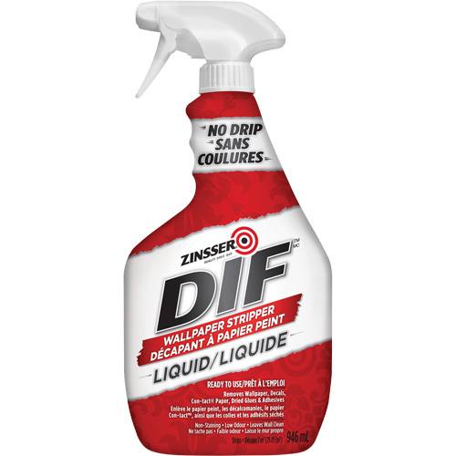 DIF&reg; Fast-Acting Wallpaper Stripper, 946 ml, Trigger Bottle Sécurité Médic