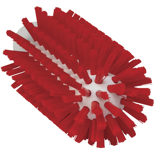 Brosse de 2,5", Soies Ferme, Longueur de 5-3/5", Rouge Sécurité Médic