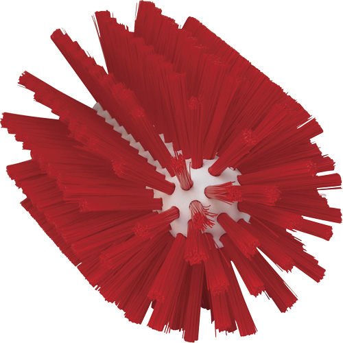 Brosse de 3,5", Soies Moyen, Longueur de 6", Rouge Sécurité Médic