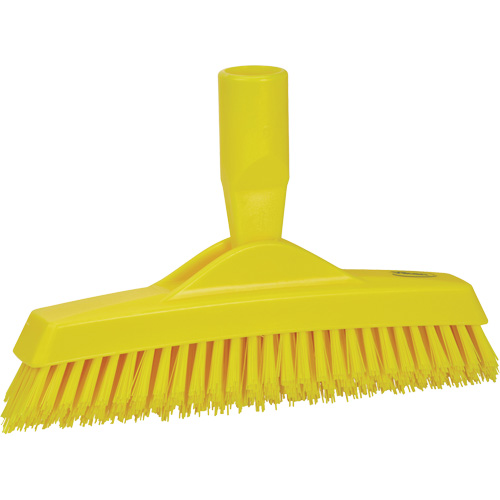 Grout Brush, Stiff Bristles, 9-1/4" Long, Yellow Sécurité Médic