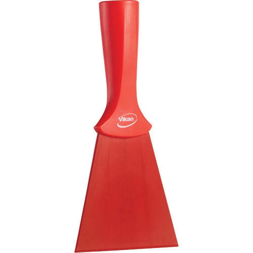 Grattoir en nylon avec poign&eacute;e filet&eacute;e, Rouge, 4" la x 8" lo Sécurité Médic
