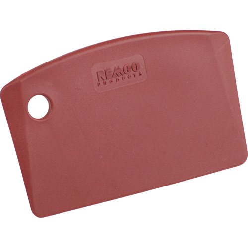 Metal Detectable Mini Bench Scraper, Red, 5-1/4" W x 3-2/5" L Sécurité Médic
