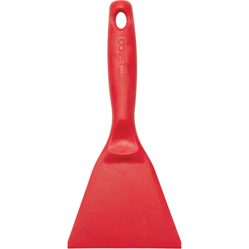 High Temperature Large Hand Scraper, Red, 4-1/4" W x 9-3/8" L Sécurité Médic