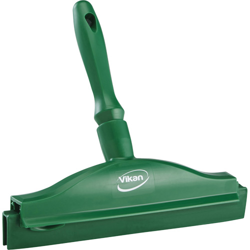 Raclette &agrave; lame double ultra hygi&eacute;nique, 10", Vert Sécurité Médic