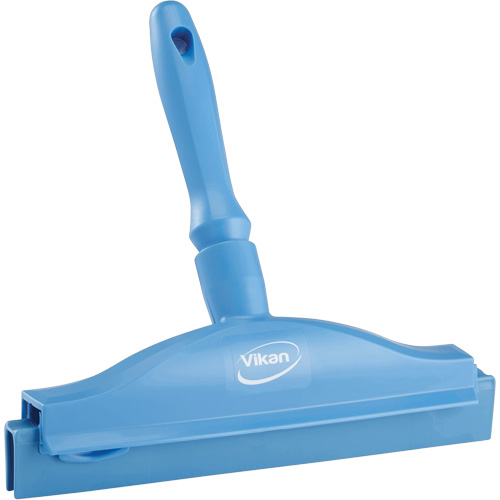 Raclette &agrave; lame double ultra hygi&eacute;nique, 10", Bleu Sécurité Médic