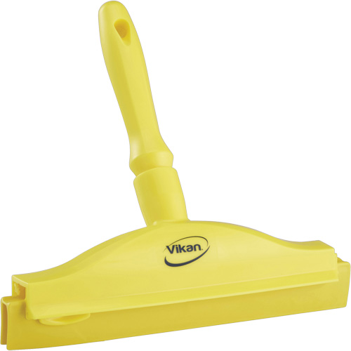 Raclette &agrave; lame double ultra hygi&eacute;nique, 10", Jaune Sécurité Médic