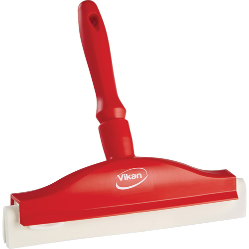 Raclette de paillasse avec lame en mousse, 10", Rouge Sécurité Médic