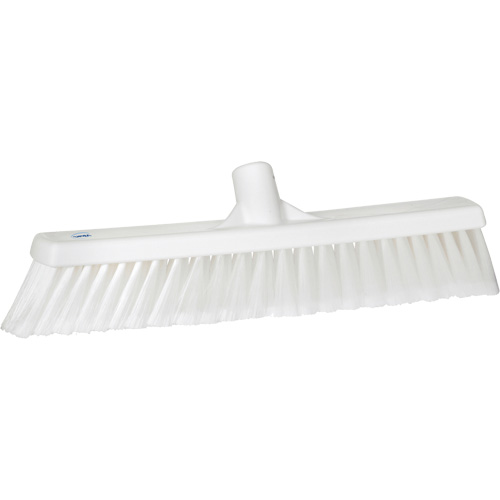 Balai-brosse pour particules fines, Crins Fin/&agrave; bout ouvrant, 16-1/4", Polypropyl&egrave;ne, Blanc Sécurité Médic