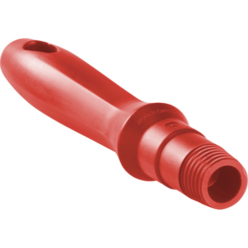 Mini manche, Brosse/Support &agrave; tampon/Grattoir/Raclette, Rouge, Standard, 6-1/4" lo Sécurité Médic