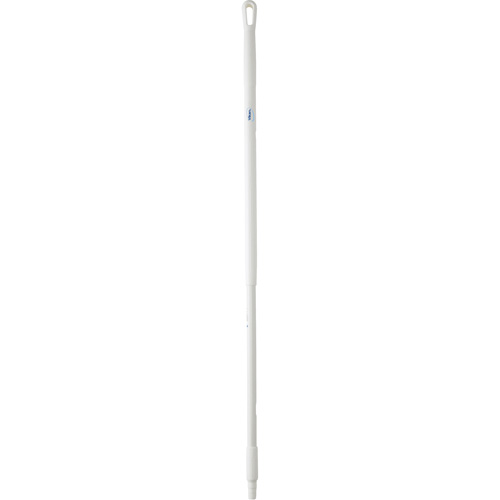 Handle, Broom/Brush/Pad Holder/Scraper/Squeegee, White, Standard, 51-1/2" L Sécurité Médic