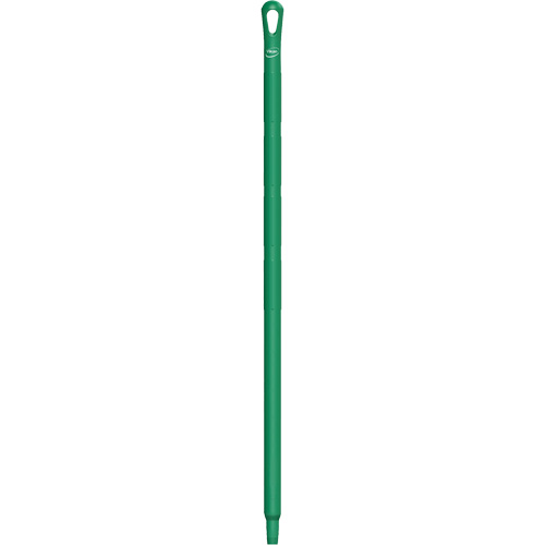 Ultra Hygiene Handle, Broom/Brush/Pad Holder/Scraper/Squeegee, Green, Standard, 40" L Sécurité Médic