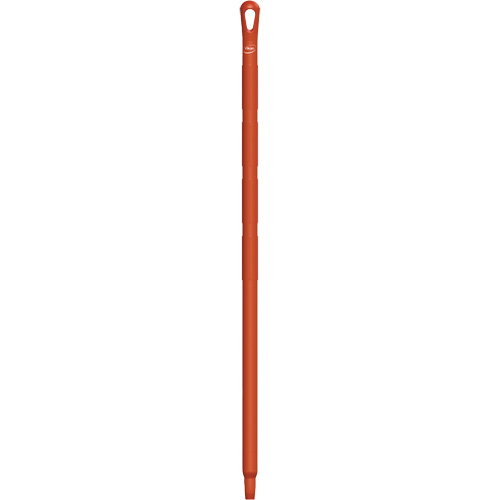 Ultra Hygiene Handle, Broom/Brush/Pad Holder/Scraper/Squeegee, Red, Standard, 40" L Sécurité Médic