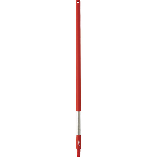 Handle, Broom/Brush/Pad Holder/Scraper/Squeegee, Red, Standard, 40" L Sécurité Médic