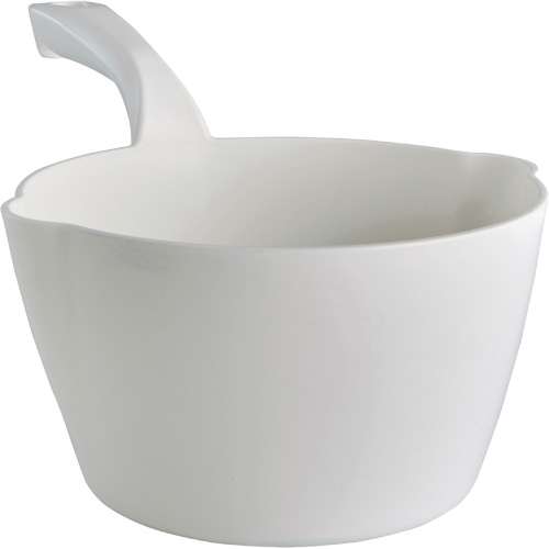 Pelle &agrave; main ronde, Plastique, Blanc, 64 oz Sécurité Médic