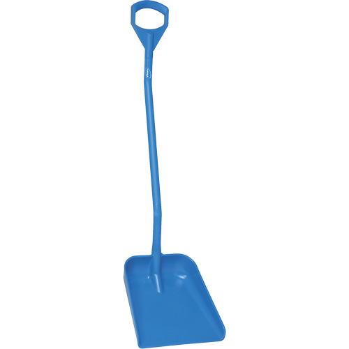 Ergonomic Large Blade Shovel, 51" Length, Plastic, Blue Sécurité Médic