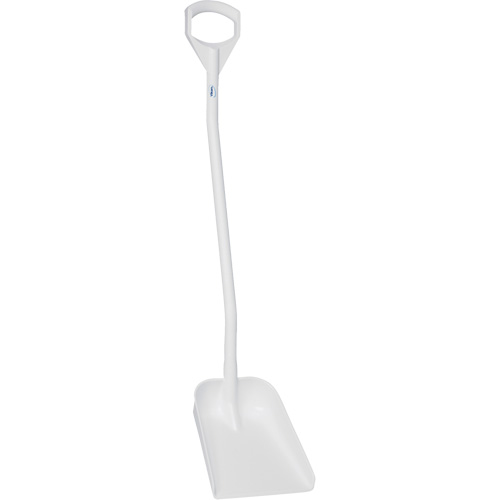 Pelle ergonomique &agrave; lame r&eacute;duite, Longueur de 50", Plastique, Blanc Sécurité Médic