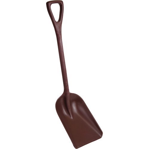 One-Piece Metal Detectable Shovel, 10" x 14" Blade, 37-1/2" Length, Plastic, Red Sécurité Médic