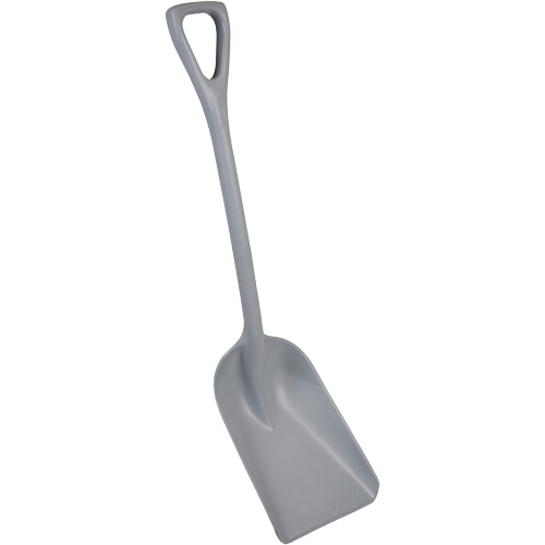 One-Piece Metal Detectable Shovel, 10" x 14" Blade, 37-1/2" Length, Plastic, Grey Sécurité Médic