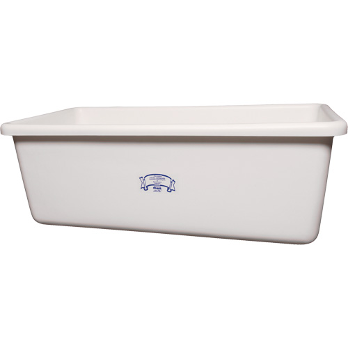 Transport Storage Tub, Plastic, White Sécurité Médic