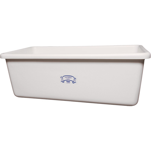 Transport Storage Tub, Plastic, White Sécurité Médic