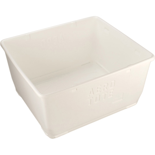 Aero-Tote Tub with Drain Plug, Plastic, White Sécurité Médic