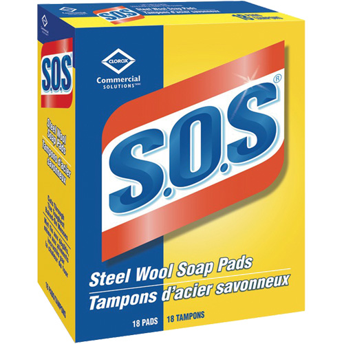 S.O.S&reg; Steel Wool Pads Sécurité Médic
