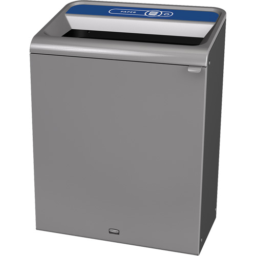 Conteneur pour d&eacute;chets de papier Configure, Vrac/Bord de rue/De bureau, Acier, 45 gal. US Sécurité Médic